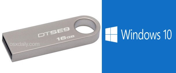 windows boot usb for pc from mac